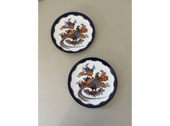 Pair OfPair Of Vintage Williams-Sonoma Pheasant Plates