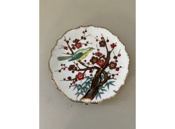 Wall HangingWall Hanging Bird Plate With Gold Rema