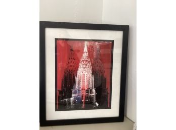 Framed Picture Of The Chrysler Building