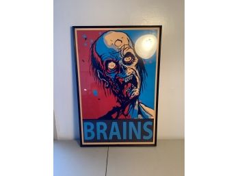 Brains  Framed Print Tayres