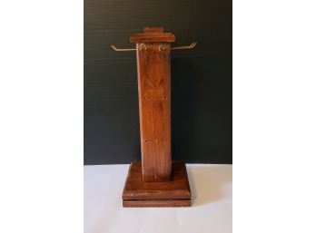 Solid Wood Rotating Jewelry Stand