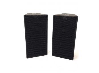 Pair Of Empty Professional P.A. Speaker Cabinets