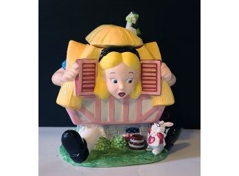 Alice In Wonderland Cookie Jar