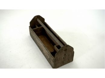 Large Vintage Wooden Tool Box