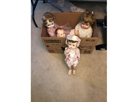 Lot Of 4 Dolls (suzy Walker, Tiny Tears)