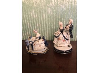 Limoges Figurine & Music Box Not Marked