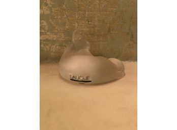 Lalique Cat (label)