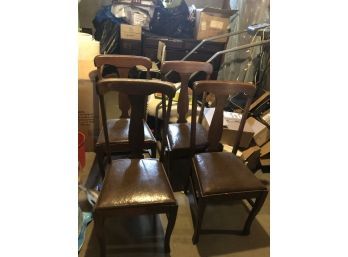 Set Of 4 Original T-back Chairs