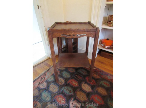 Wooden End Table Sturdy