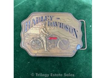 Harley-Davidson Tiffany Studio Belt Buckle