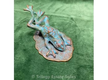 Virginia Metalcrafters Brass Leaping Frog Clip