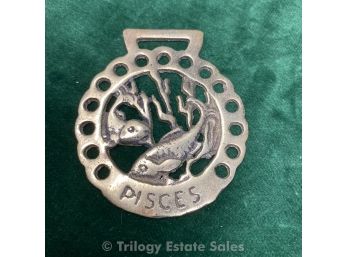 Zodiac Pices Harness Medallion
