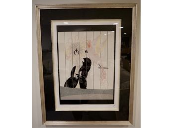 Erte Serigraph ' The Bird Cage' Signed & Numbered 100/300