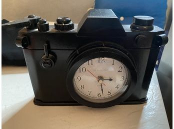 Plastic Camera Clock 9 X 7