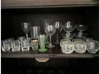 Twenty Four Miscellaneous Glasses D106
