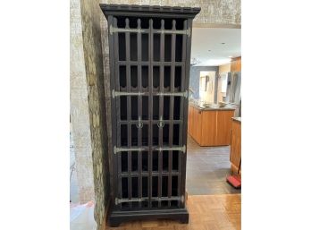 Rustic Wooden Wine Cabinet D116