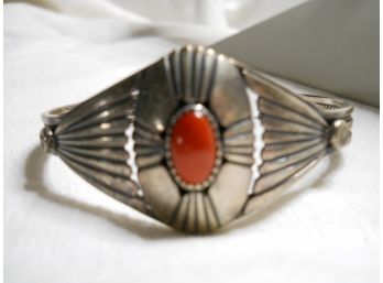 Sterling Bracelet With Coral