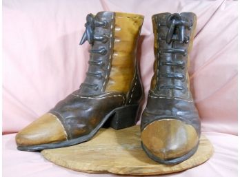 Victorian Boots- Wood