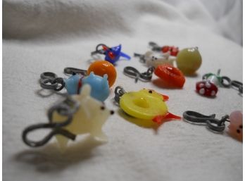 Little Glass Charms- Old