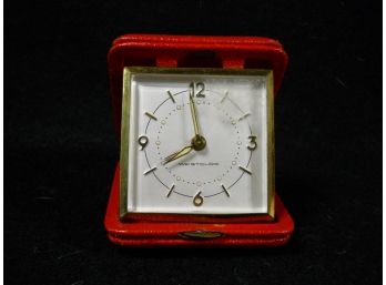Vintage Westclox Travel Folding Travel Clock