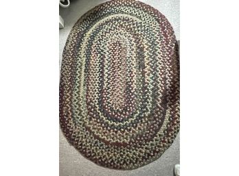 Braided Rug Oval 5' 8' Long X 46' Wide