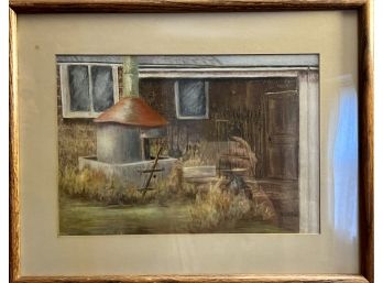 Peg Dalton Amesbury Original Signed Art 'The Old Mill'