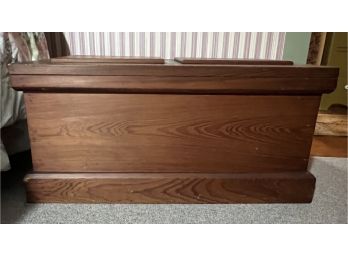 Old Wood Toy Chest Pine 33.5' Wide X 17.5' Deep X 15.5' Tall