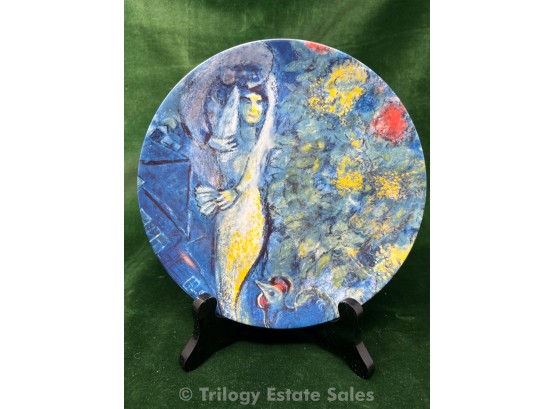 The Marc Chagall Plate By Georg Jensen, Limited Edition.