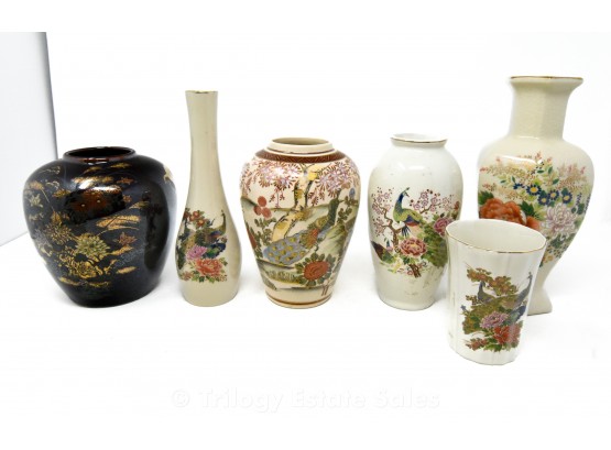 Six Japanese Porcelain Vases