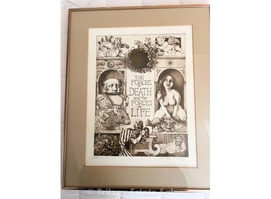 Charles Bragg Signed & Numbered “Forces Of Death”