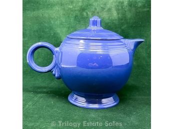 Fiestaware Blue Teapot - AS IS