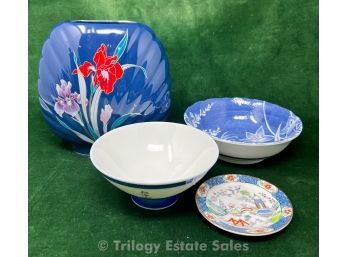 Japanese Blue And White Porcelain