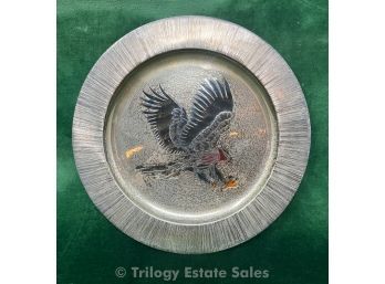 Ornate Hawk-Eagle (Spizaetus Ornatus) Sterling Silver Limited Edition Plate