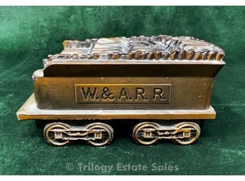 Diecast W. & A.R.R. Train Car Bank