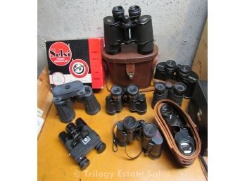 9 Pairs Of Binoculars