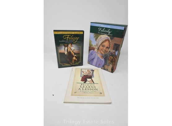 American Girl Doll Felicity Books & DVD RETIRED