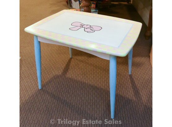 Hand-Painted Childrens Table