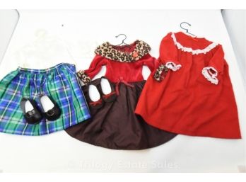 American Girl Doll Chocolate Cherry Dress & Others
