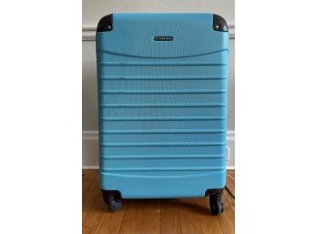 Ciao Brand Peacock Blue Luggage - Wheels
