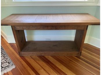 This End Up Brand Wood Sofa Table