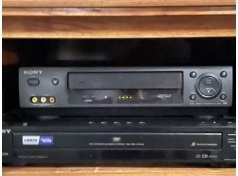 Sony VHS And Sony HDMI High Definition Multi Media Interface #DVP-NC8FH