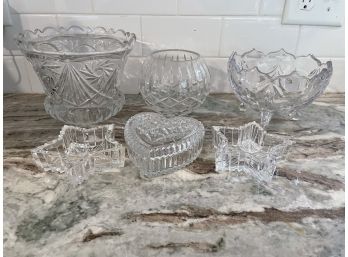 Miscellaneous Crystal Lot (6 Pieces)