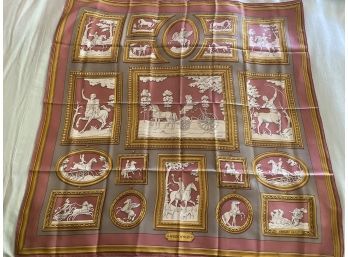 Hermes Wedgwood Silk Scarf By Philippe Ledoux..BR5