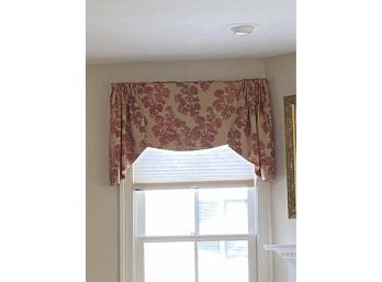 2 Red And Tan Valances..LV358