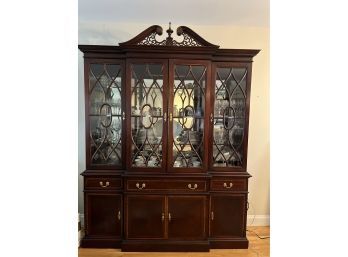 Pennsylvania House Lighted 4 Door 3 Drawer China Cabinet..DR124