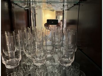 11 Clear Glasses  4.25'..DR109