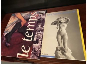 Le Temps & The Rodin Museum Soft Cover Books..B154
