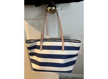 Kate Spade Blue And White Tote Bag..2BR256