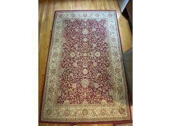 2 Matching Red Multi Colored Rugs..K359