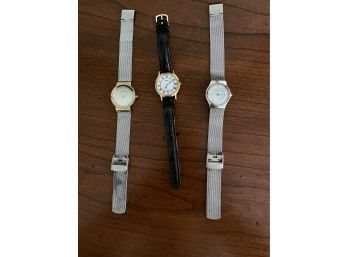 Three Watches - 1 Skagen, 2 Seiko..BR190